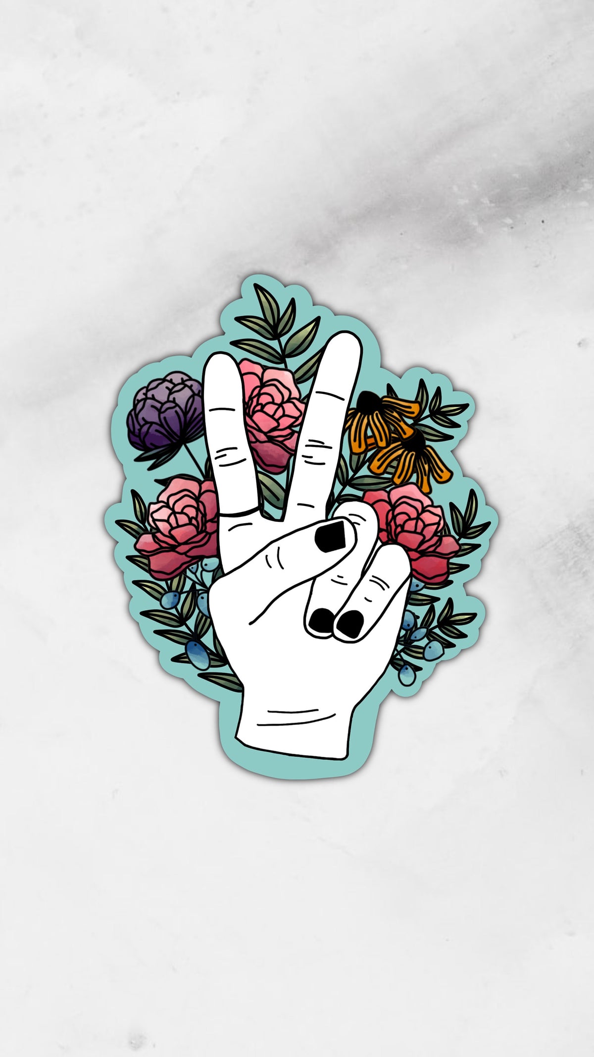Peace | Holographic Sticker