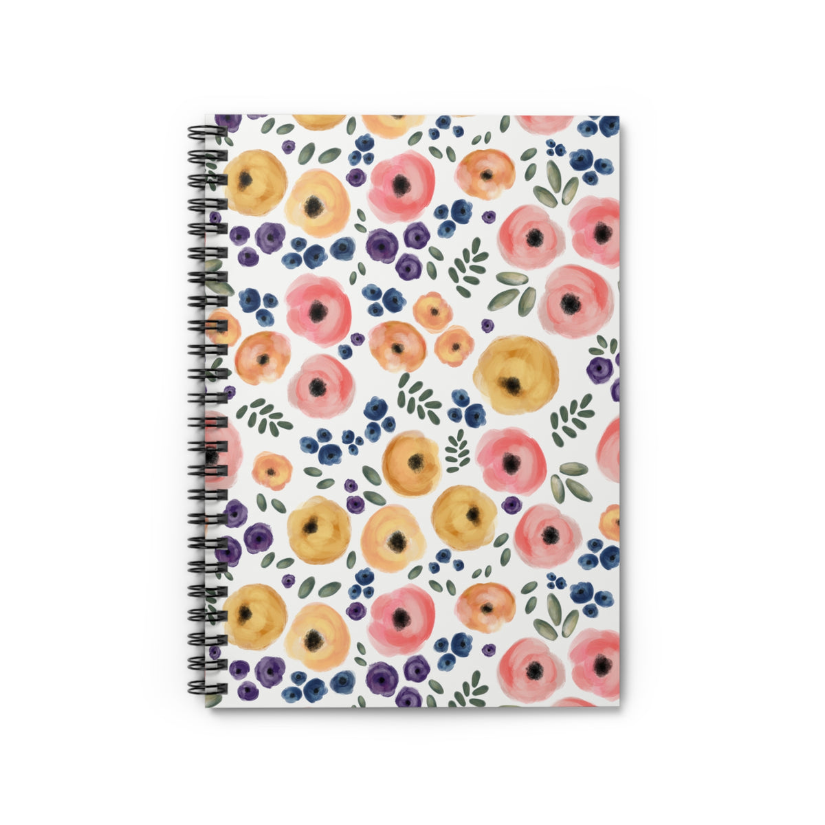 Floral Spiral Notebook