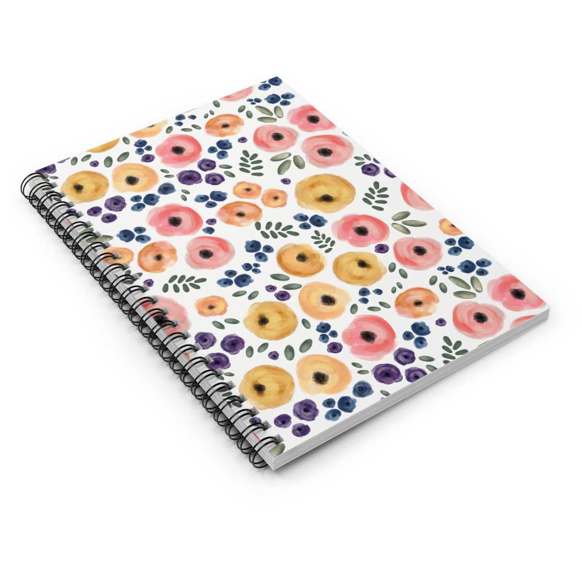 Floral Spiral Notebook