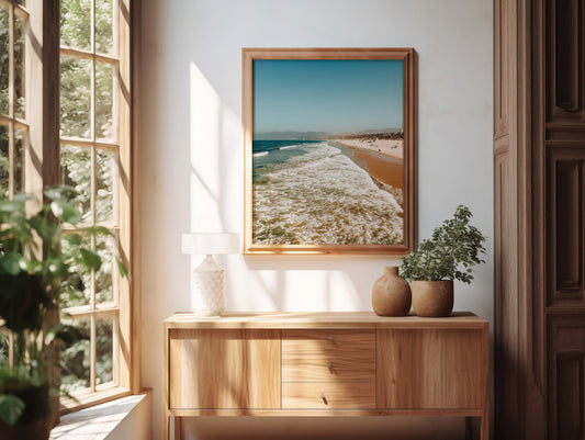 Shoreline Drift | Coastal Photography Print, Beach Wall Art, Ocean Waves Fine Art Print