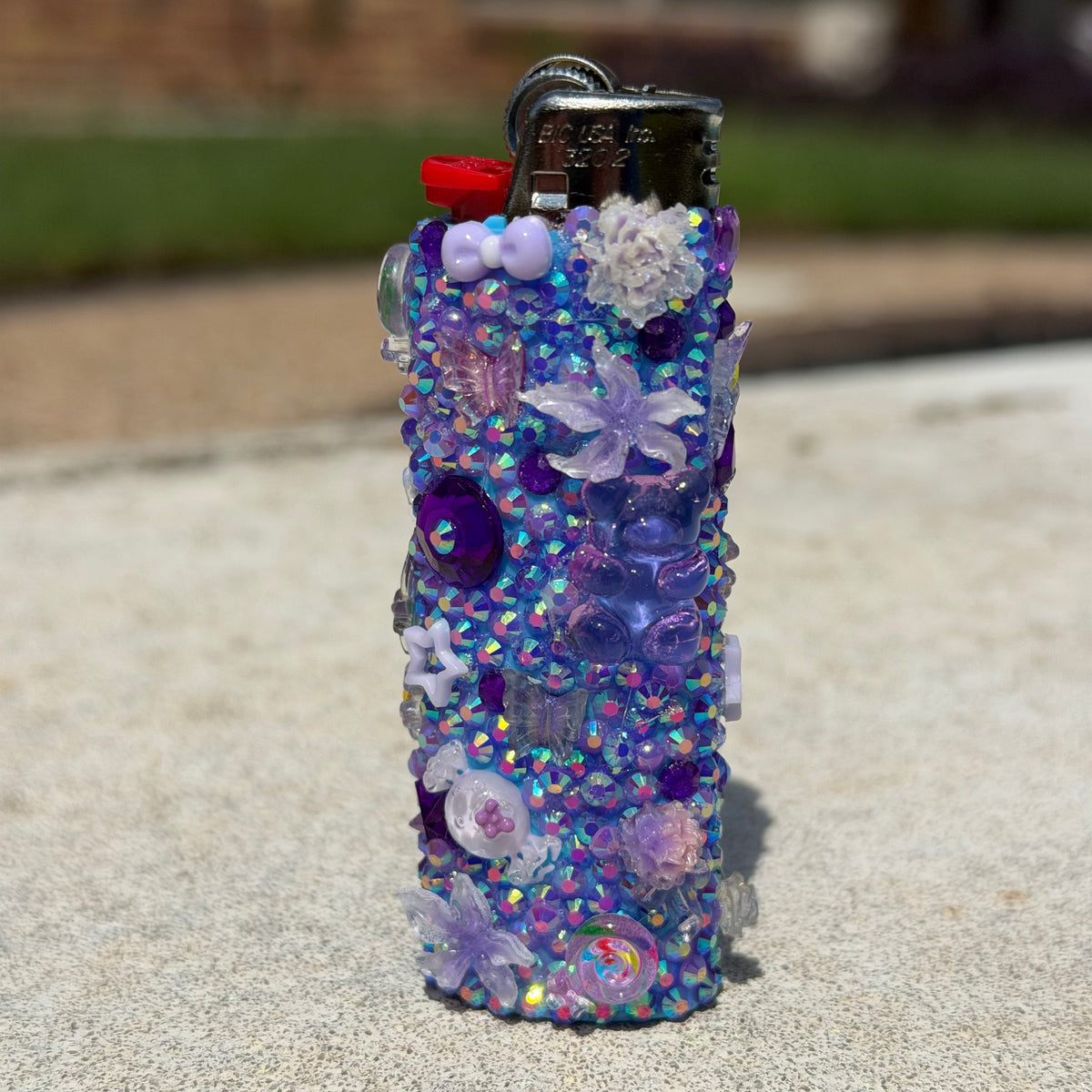 Custom Bedazzled BIC Lighter | Made to Order Rhinestone Lighter | Pick Your Color