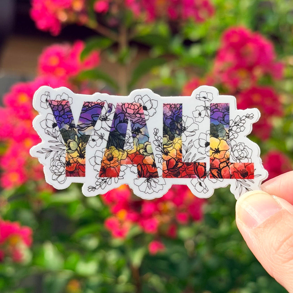 Y’ALL rainbow | Sticker